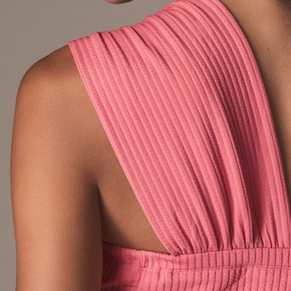 Anthropologie PORRIDGE ANTONIA TWIST-FRONT RIBBED MAXI DRESS Size M NWT - Picture 4 of 9